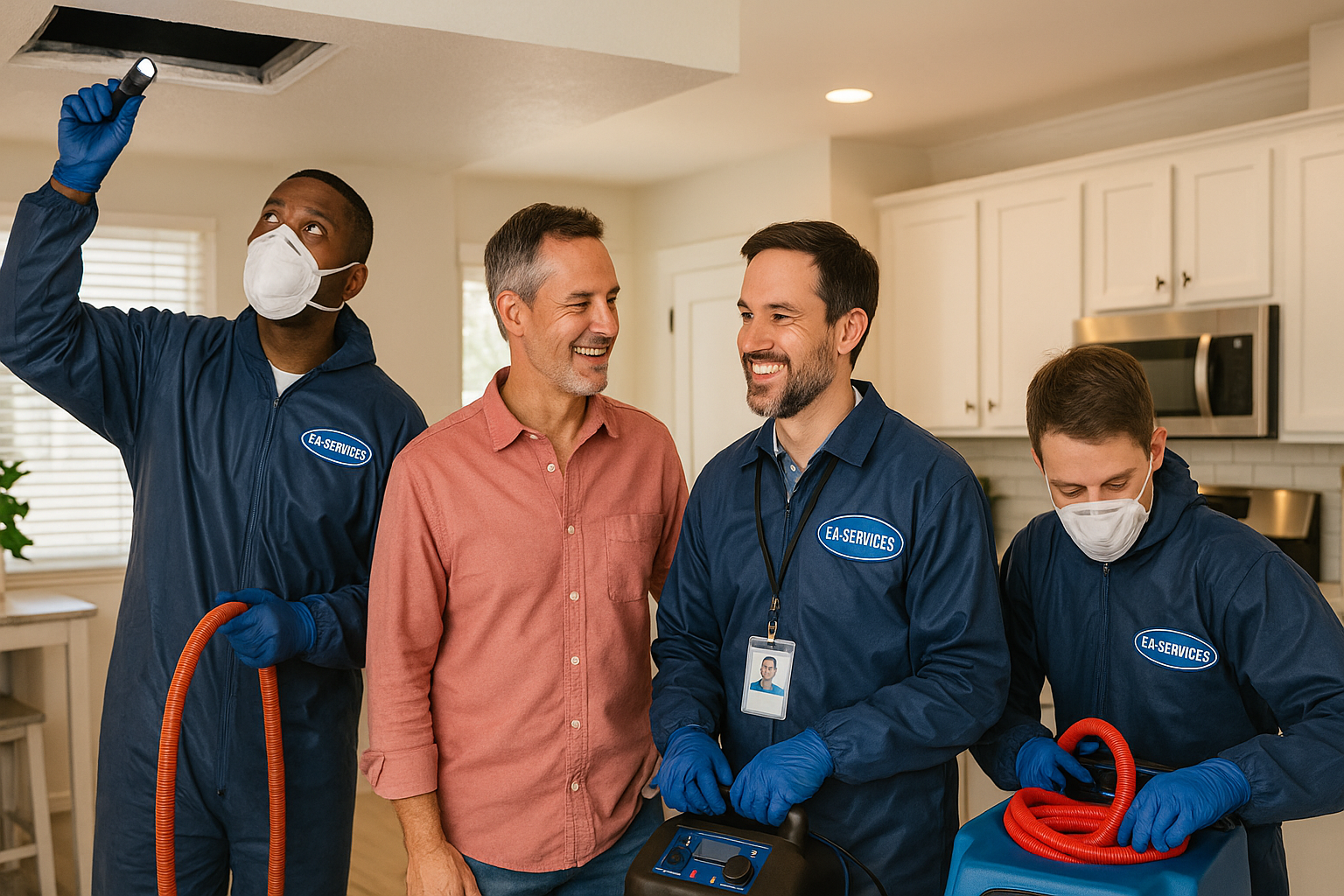 Professional cleaning team working in Phoenix